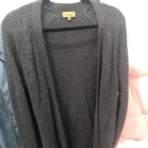 Grey Knitted Cardigan